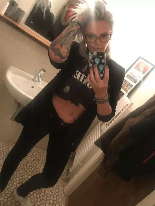 I hope you don't mind me wearing glasses