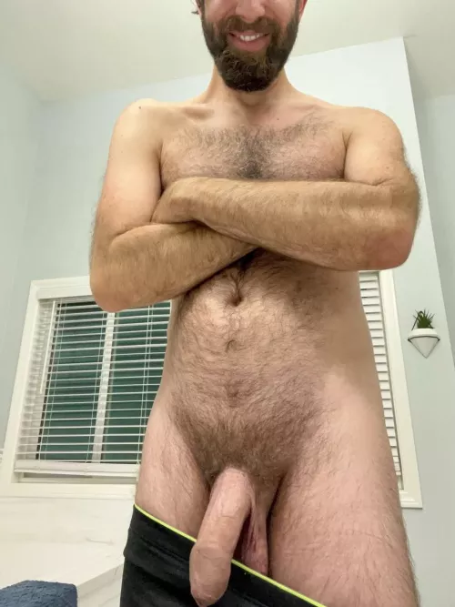 If you walked in on your 6’5” roommate like this, what would you do?