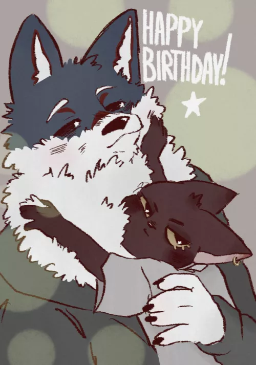 It's my fluffy friend's birthday