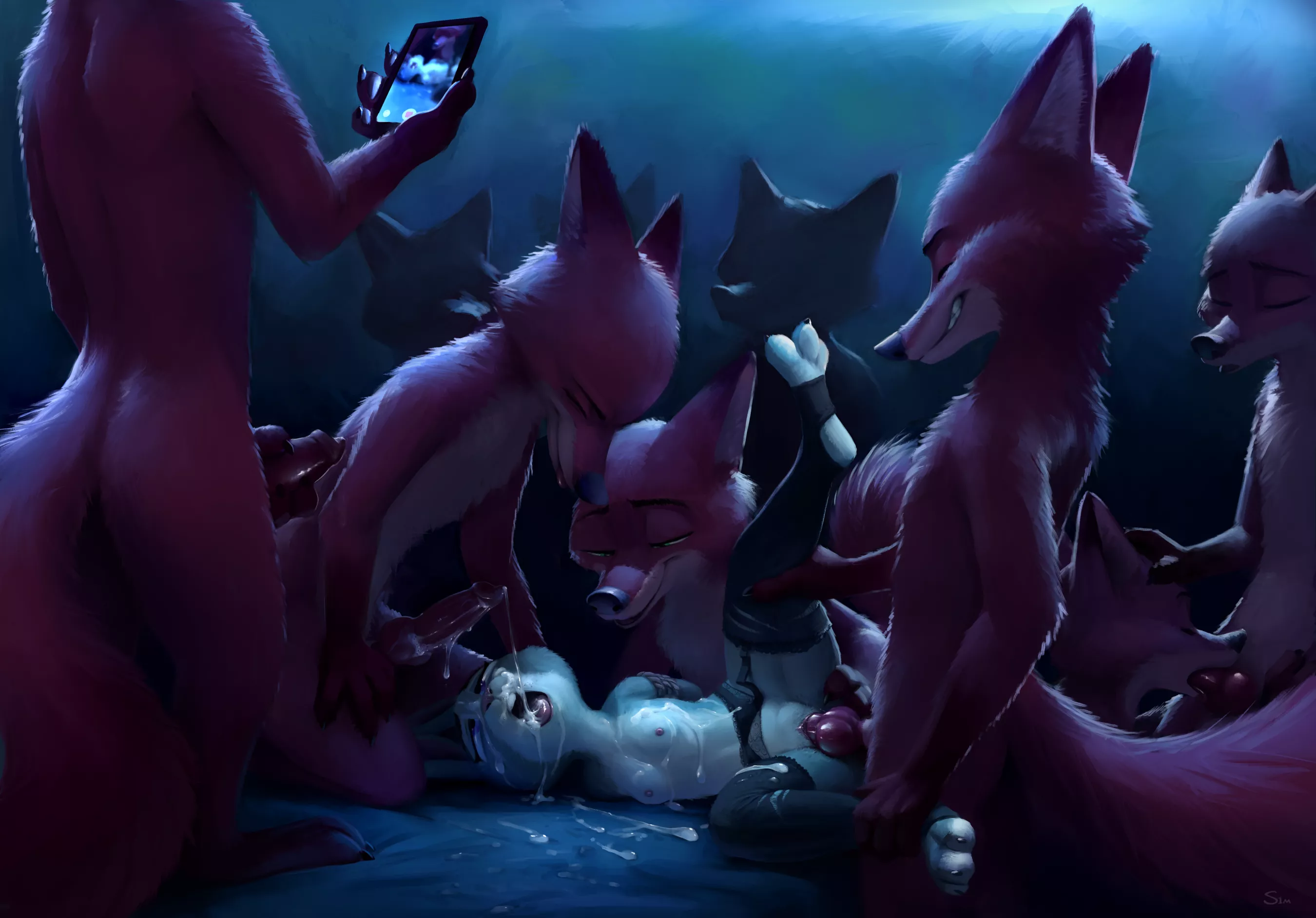 Judy gangbanged! (S1m)