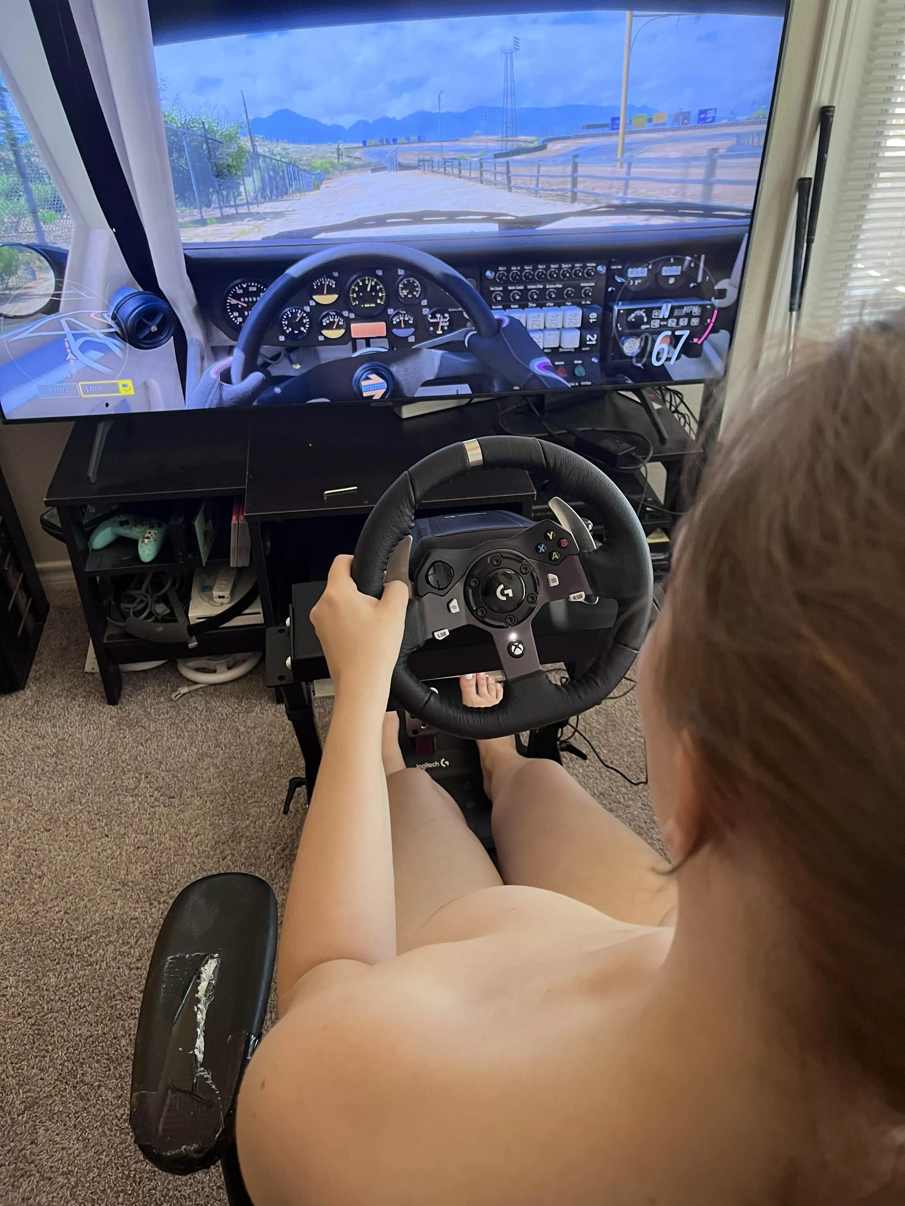 Let’s race! Already in my race gear