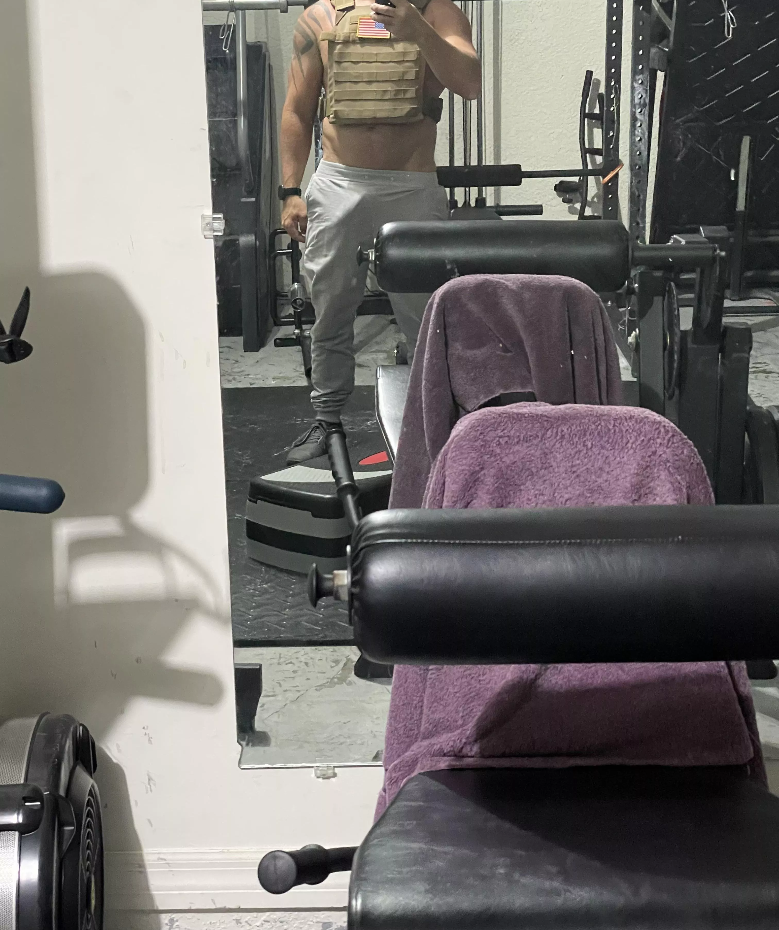 [m] another chilly workout with vest