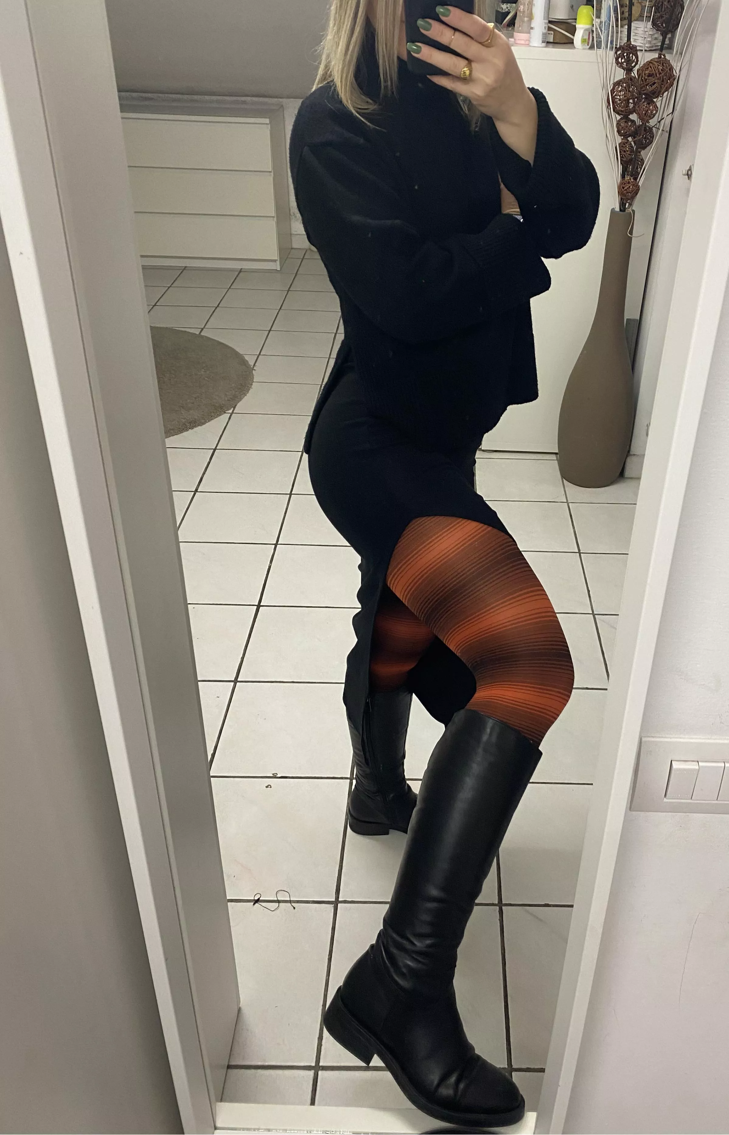 My tight leather boots