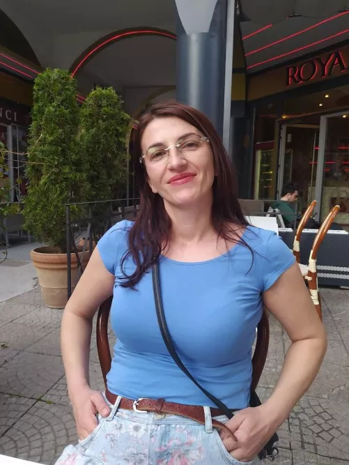 My wife just before her job interview