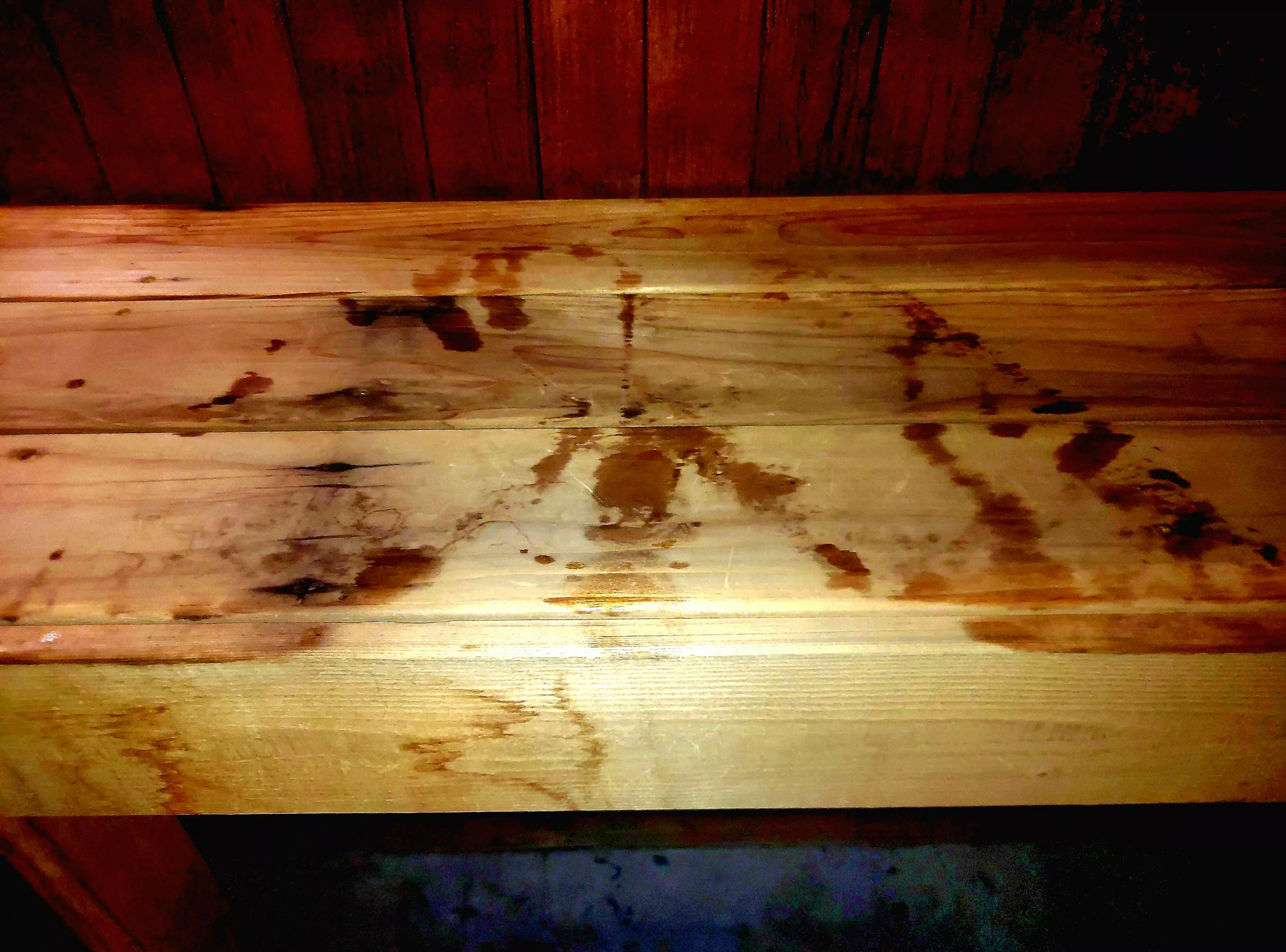 Naked, but nobody joined me.