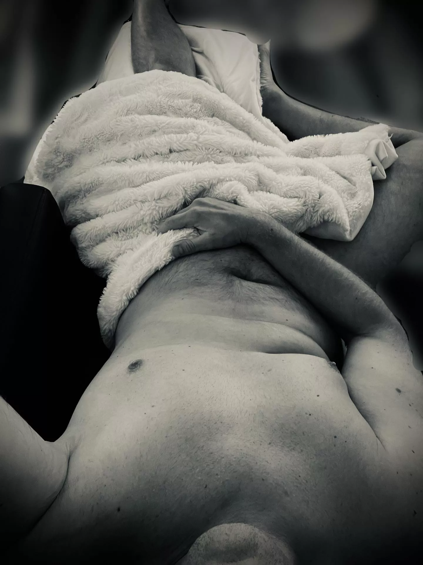 Never to old to cuddle and nap in the afternoon