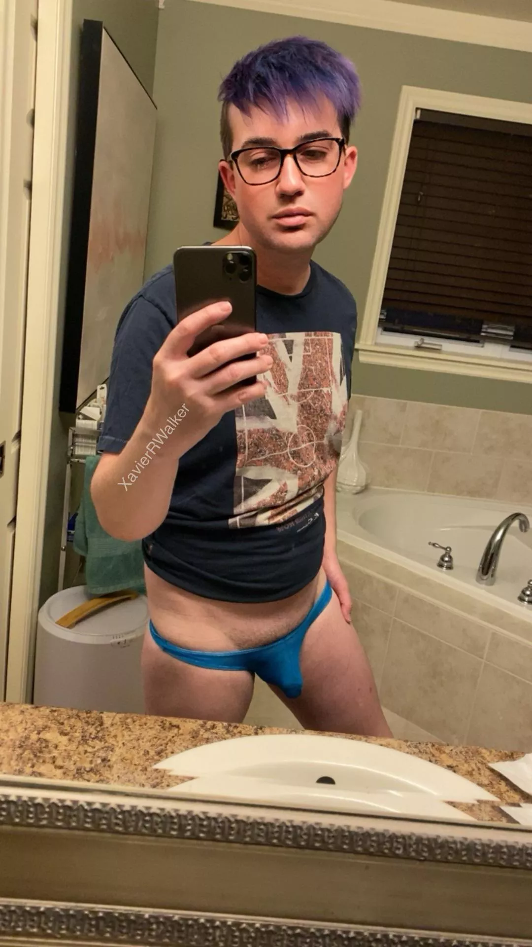 (NSFW) Sleepy boy in thong cute?