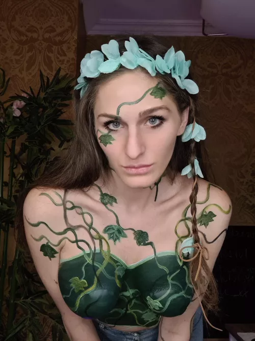 Poison Ivy Body Paint