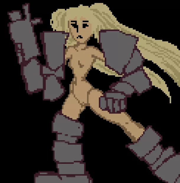 Powersuit(?) girl WIP