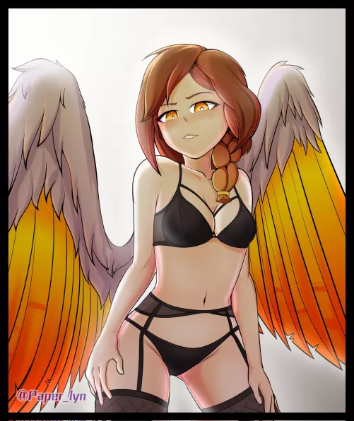 Sexy smug Furia in lingerie (Paper Lyn)