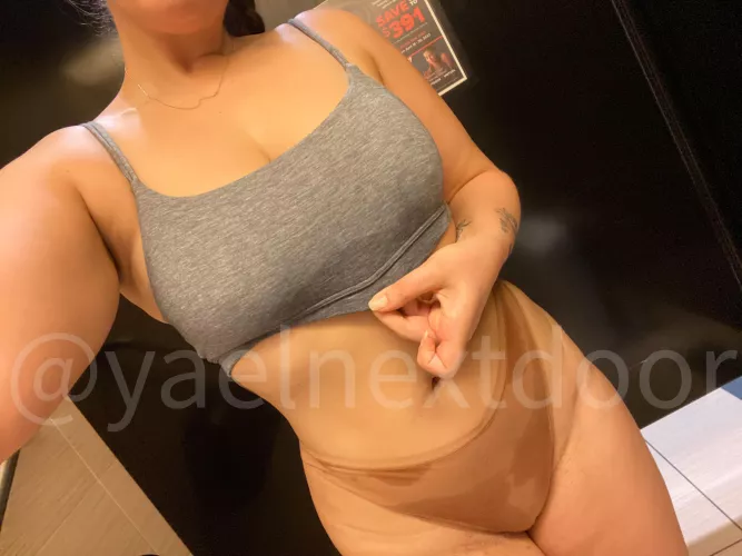 Sweaty thong and bra :) did you miss me?! ;)