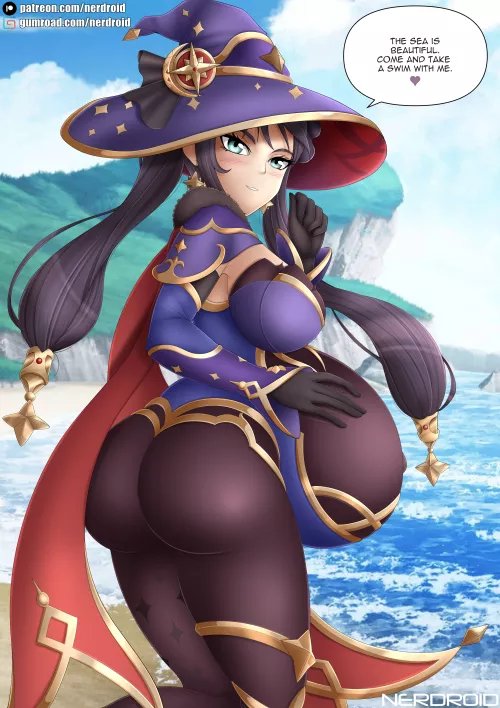 The sea is beautiful