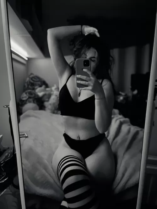 The Thigh-Highs stay on at all times 🥵