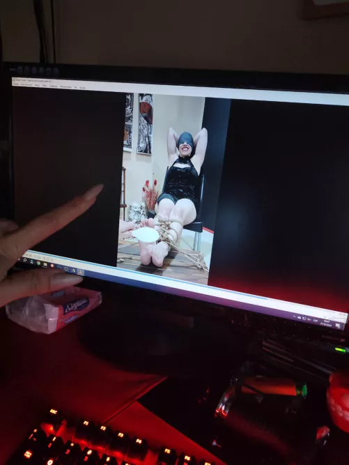 THEY TIED ME UP TO TICKLE MY FEET! AND ARMPITS! I SEE NOTHING!