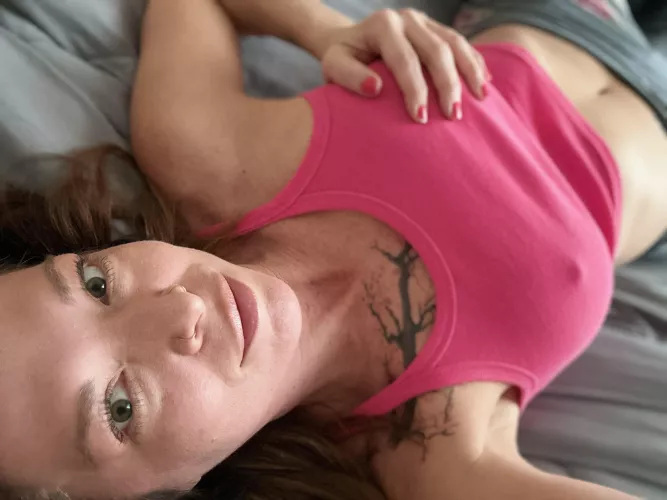 Was told I should wear a bra to the gym...