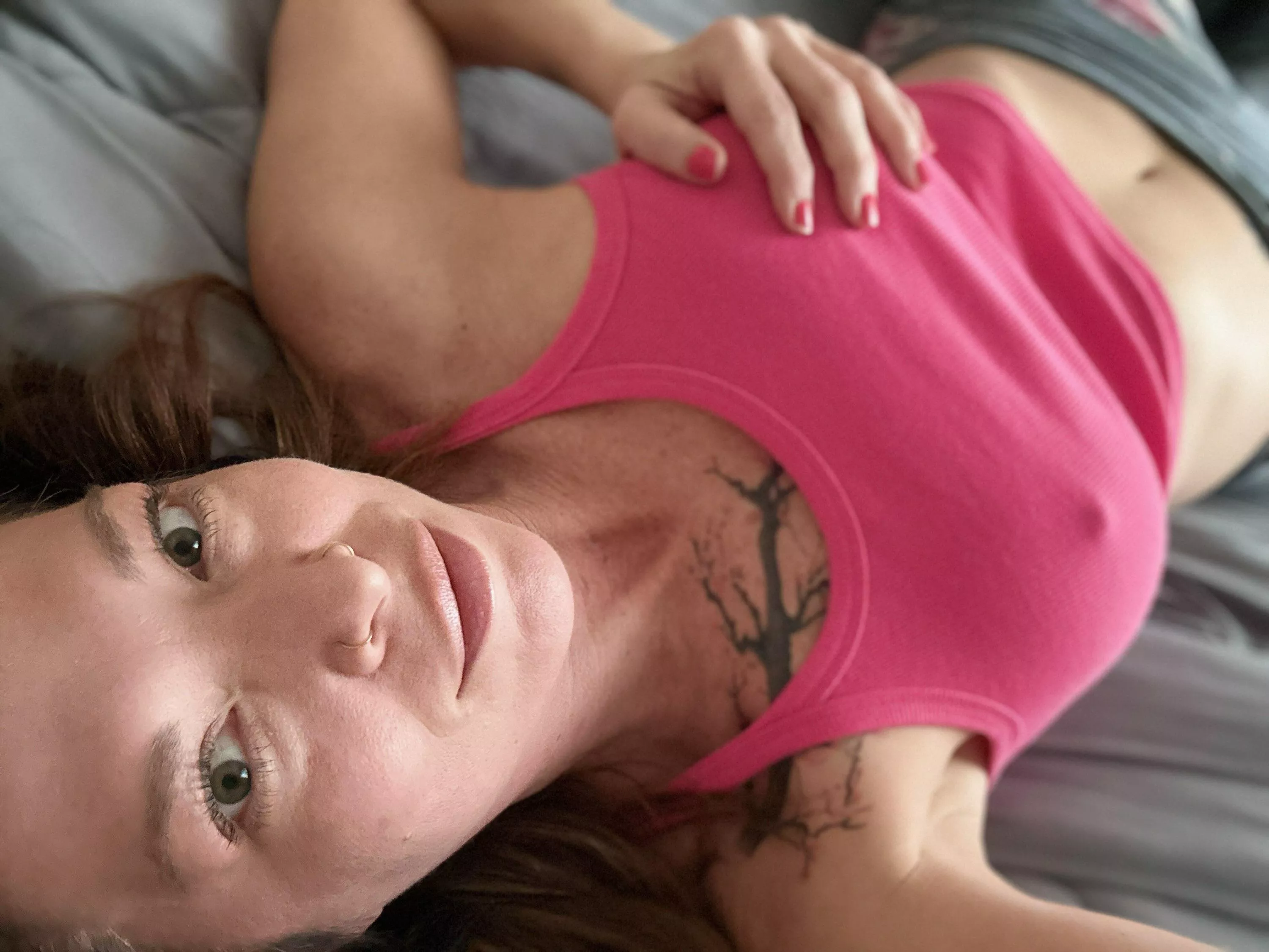 Was told I should wear a bra to the gym...