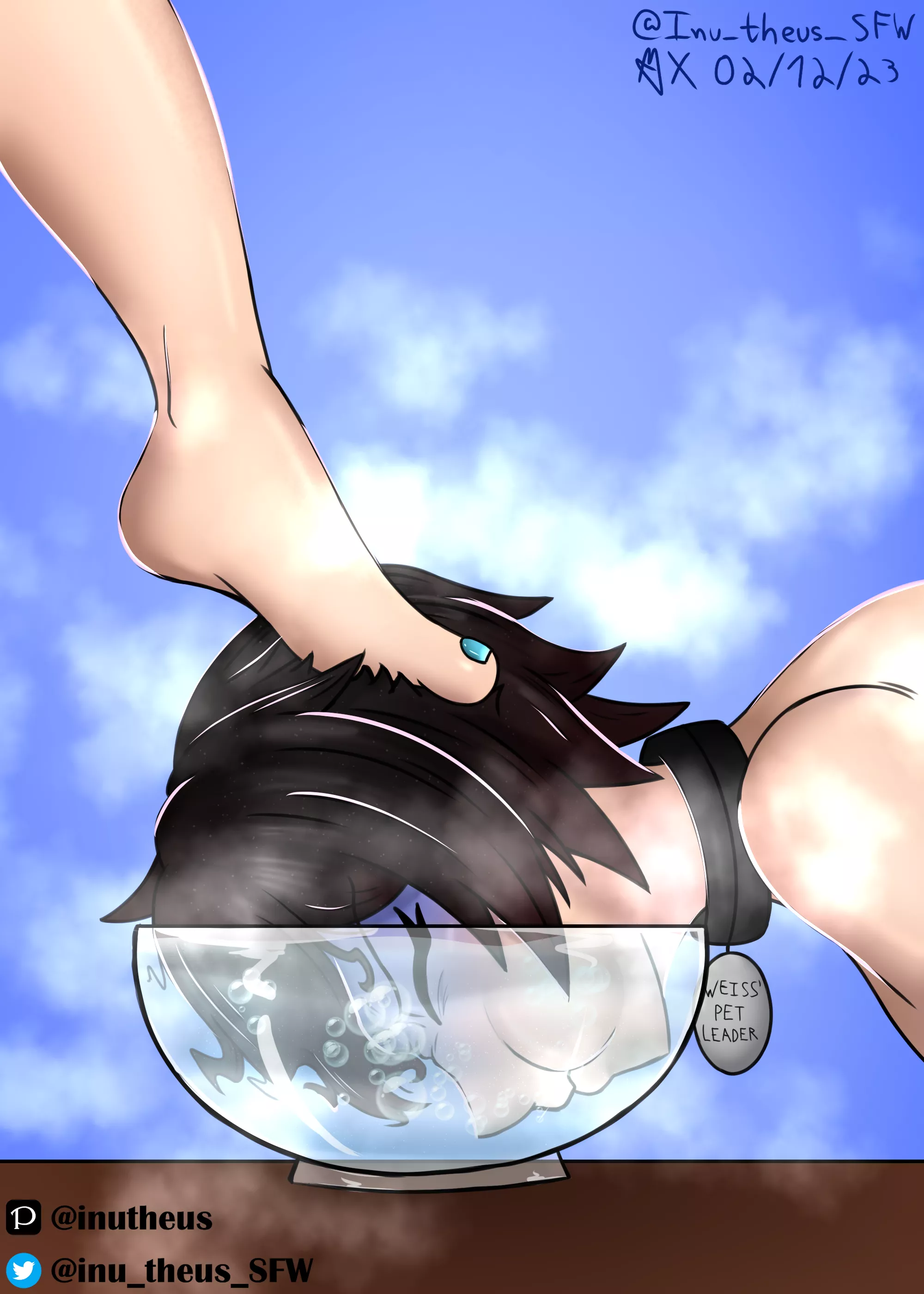 Weiss's pet is thirsty [Inutheus]