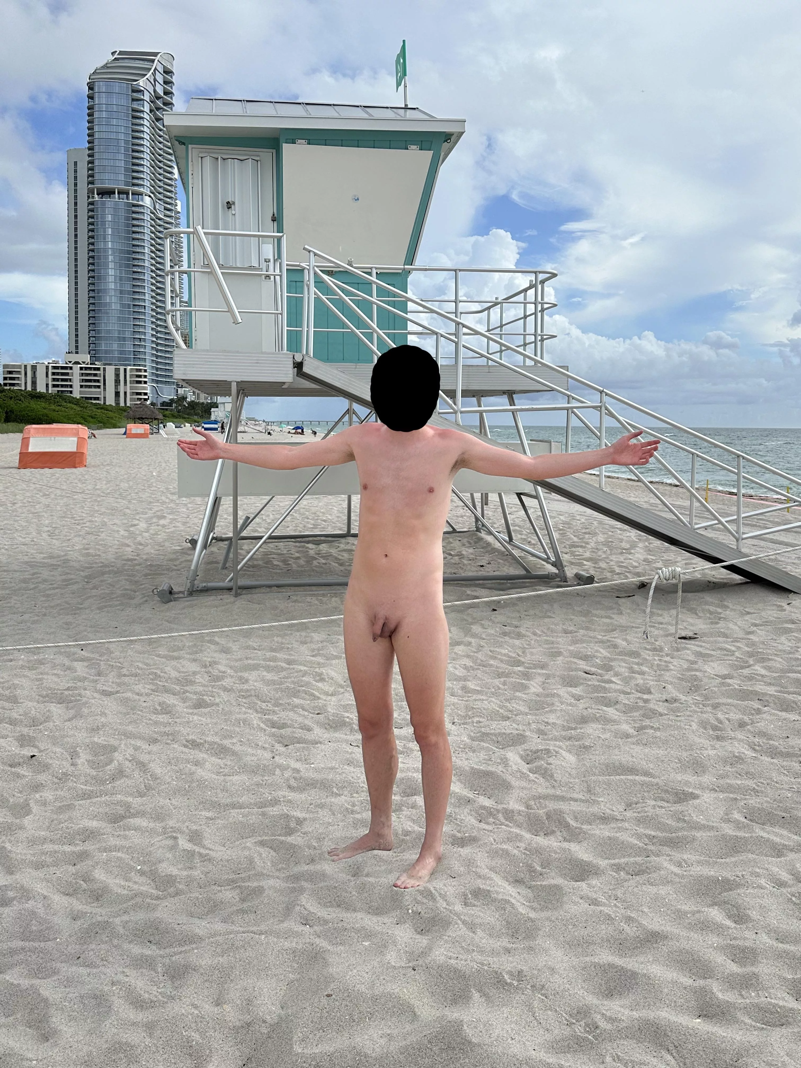 When you get up early and have the nude beach to yourself 😀