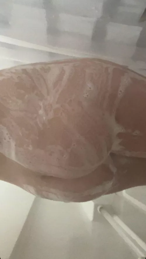 Wife’s soapy ass