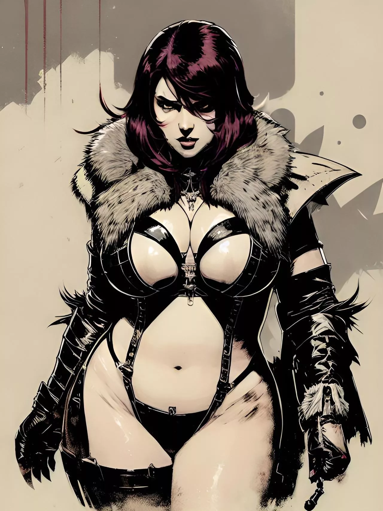 “Your party encounters a woman with Lycanthropy”, (Artist Unknown)