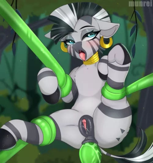 Zecora caught by plants. (Munrei)
