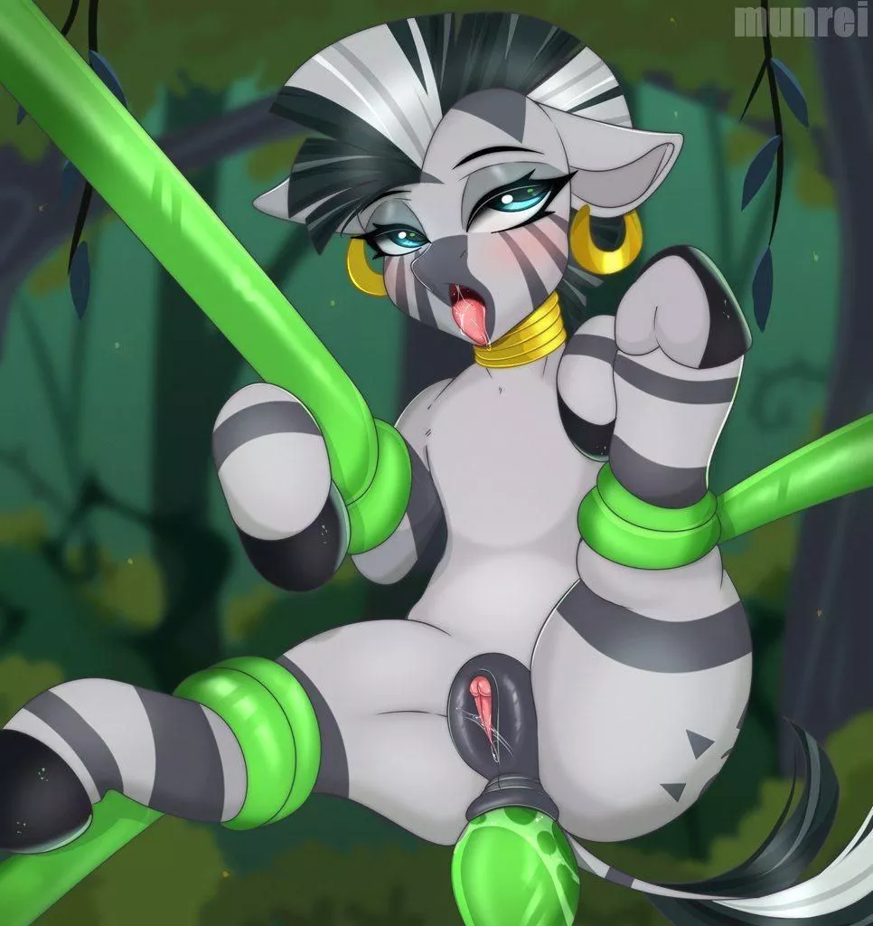 Zecora caught by plants. (Munrei)