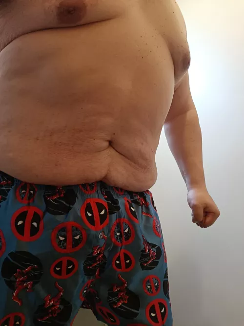50 kgs lighter and can finally fit these Deadpool satins