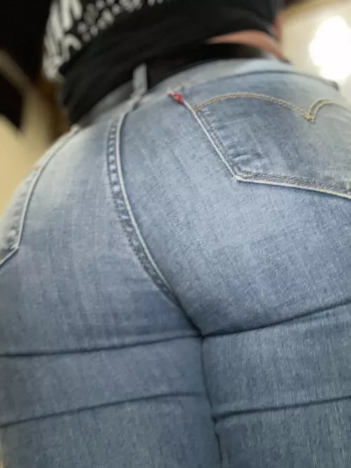 Back at work in my Levi’s