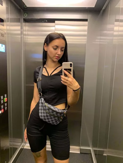 Back from an early morning workout.