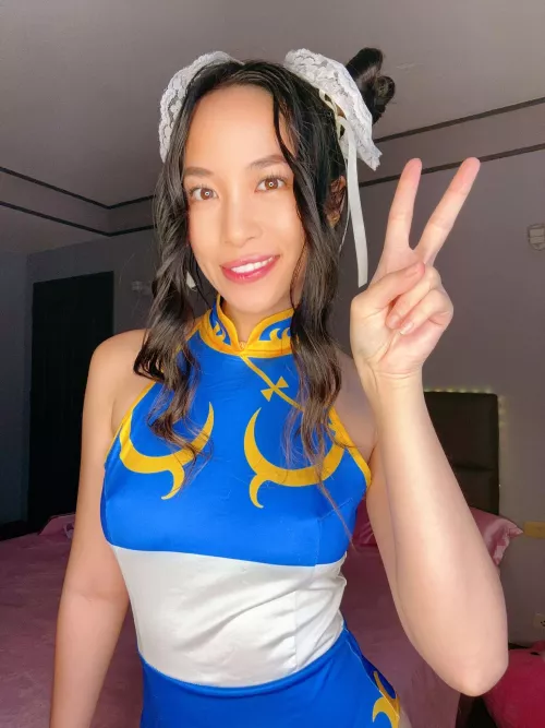 Chun-Li cosplay🙈