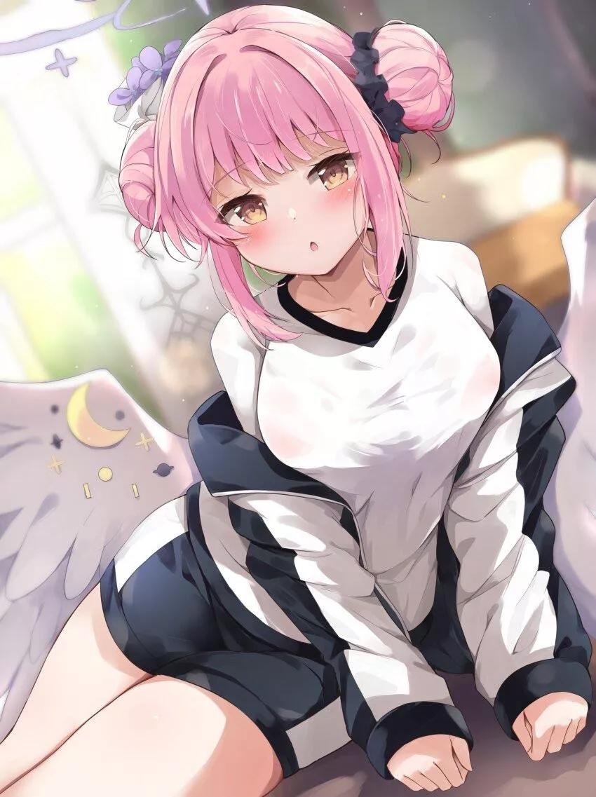 Cute angel waifu