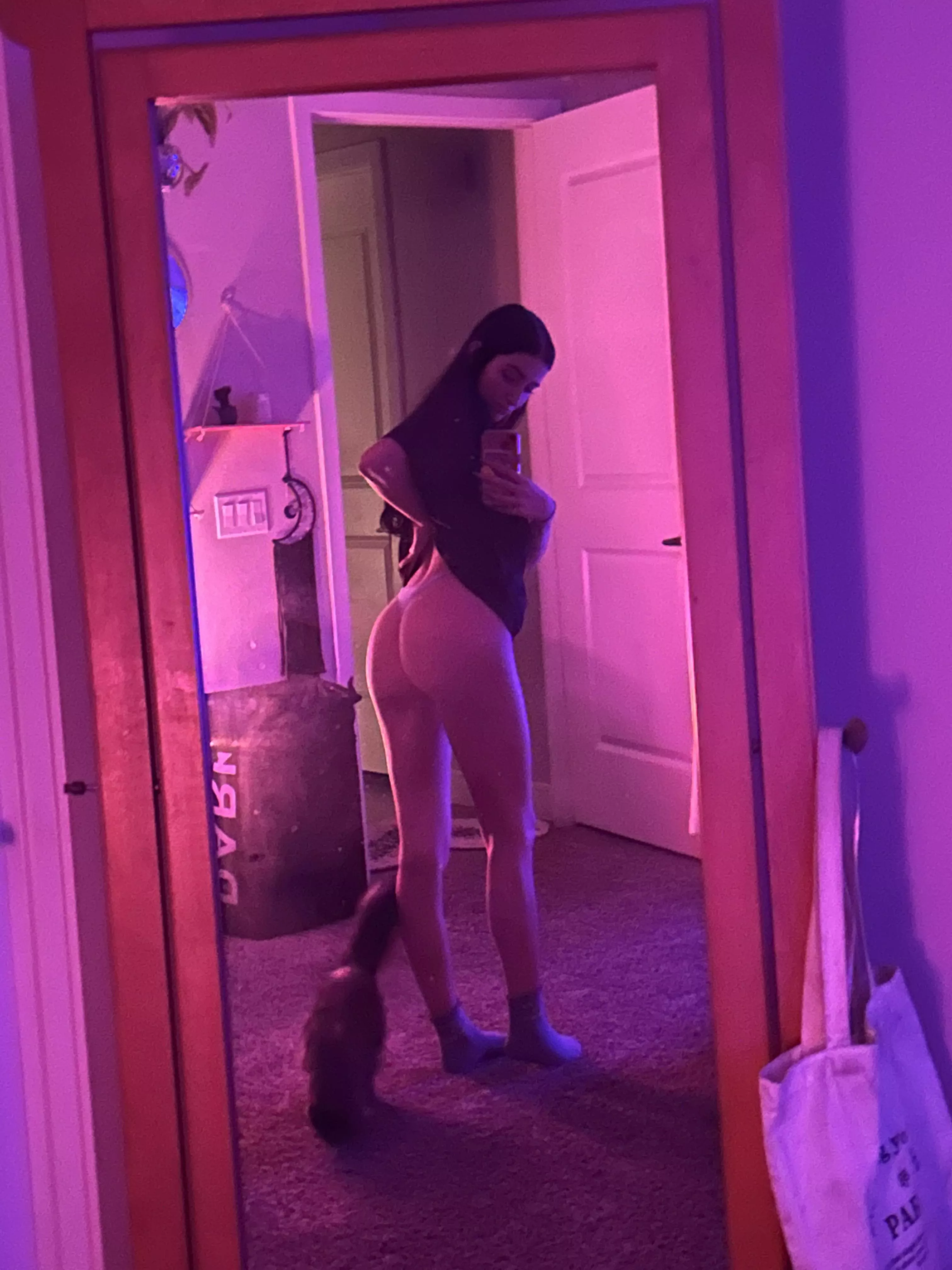 Feeling sexy in my pretty new thongs