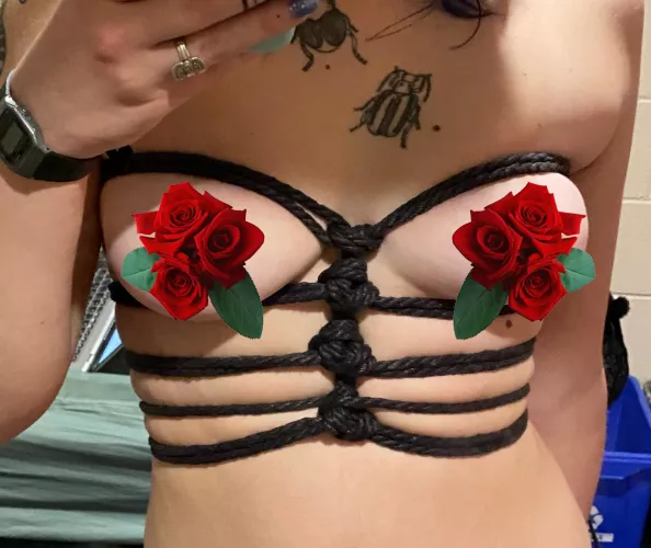 freestyle corset using X friction ties ⭐️