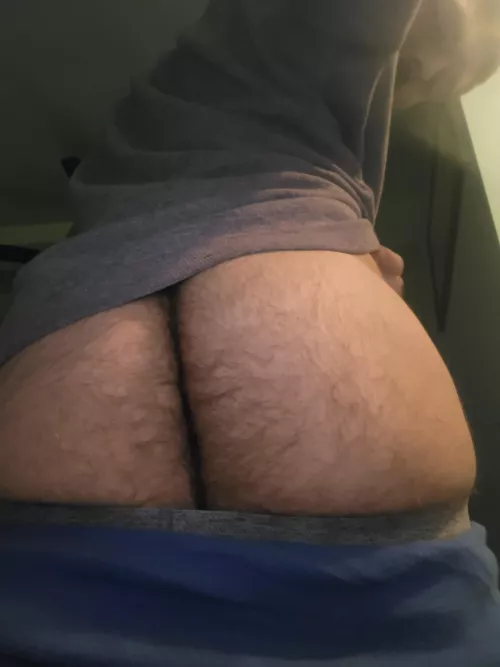 Hairy man ass is the best
