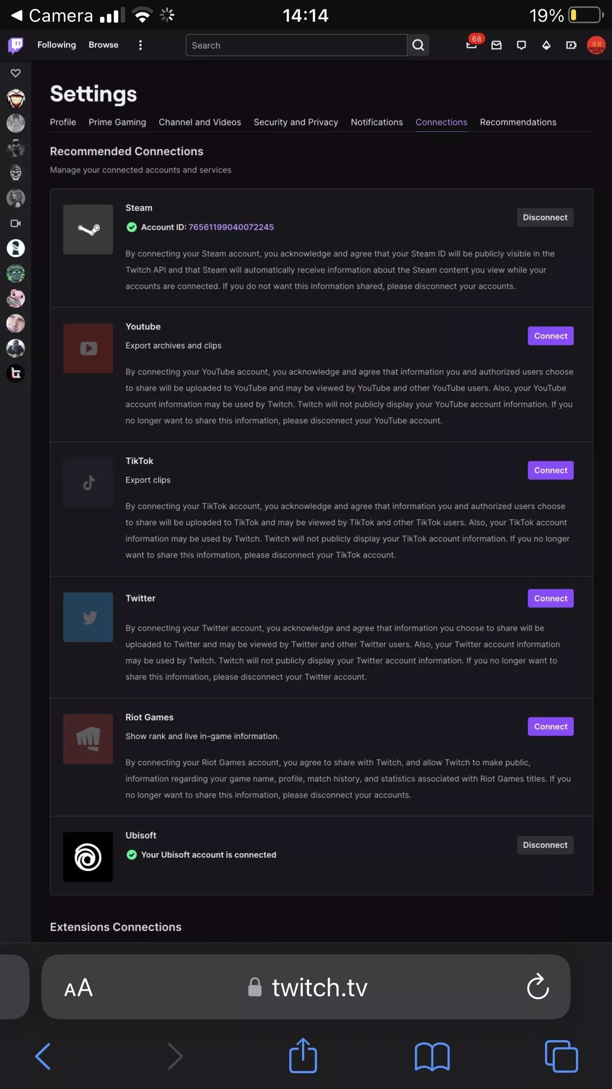 How do I link my Xbox account to Twitch?