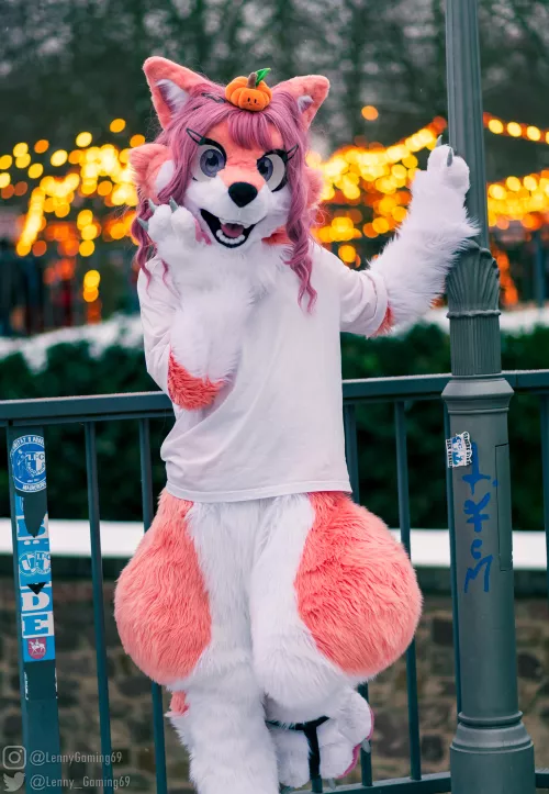 I just love the lights everywhere during christmas time! [Lenny]