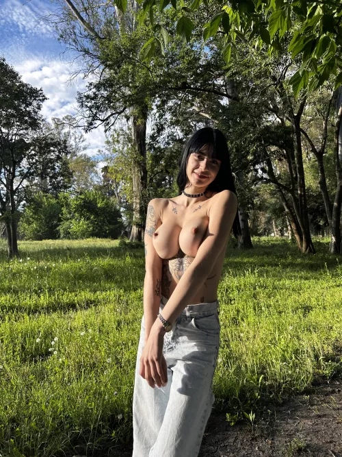 I love how the sunlight focuses on my boobies, thoughts?