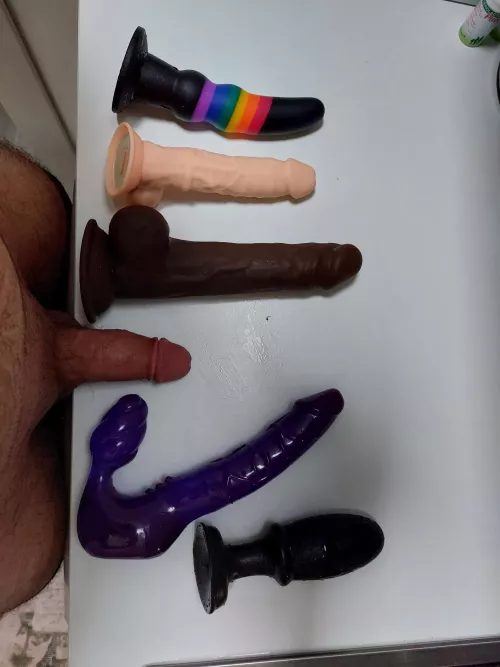 Me and the toys I used in my ass today, should I turn professional?