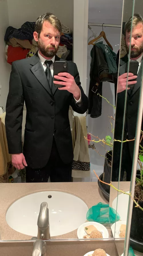 Need a new jacket, hair cut, and shave