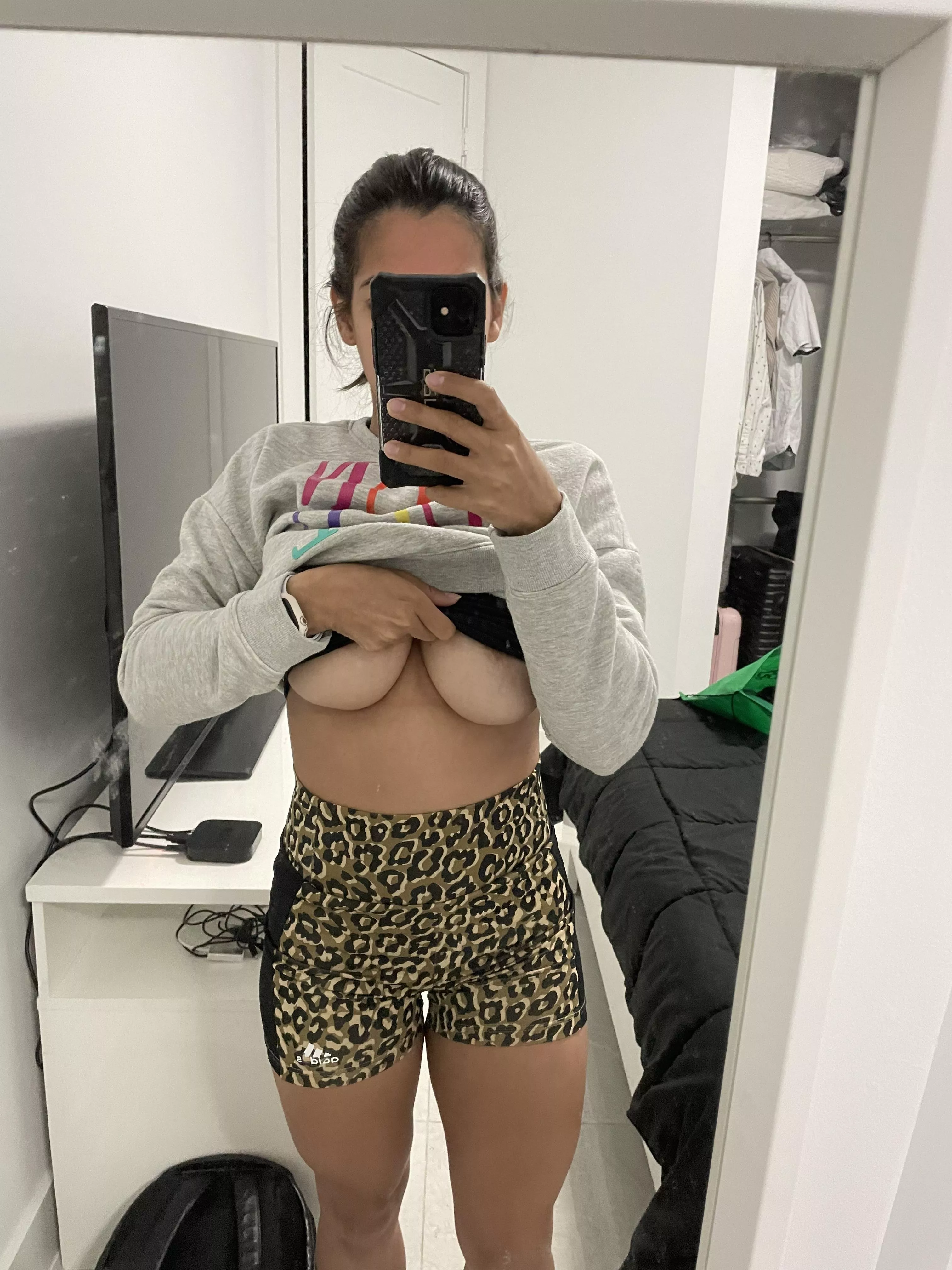 One pic before go out for a run bb