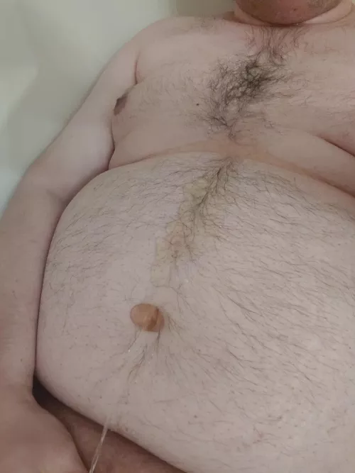 Pissing on myself before a shower.