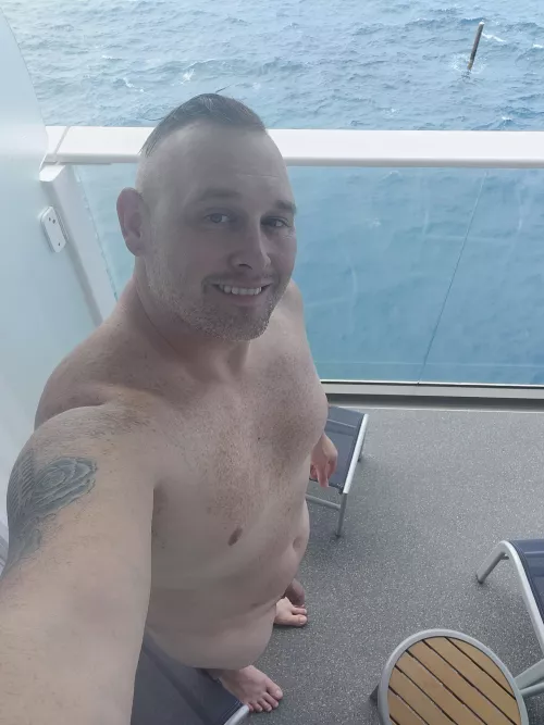Relaxing at sea