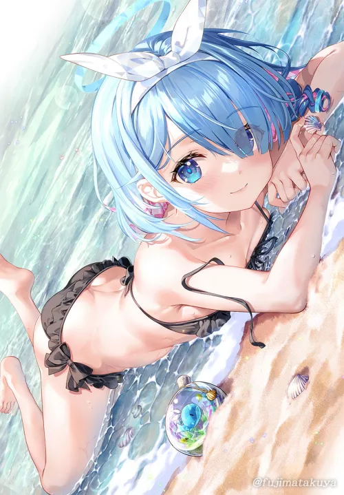 Rem at the beach