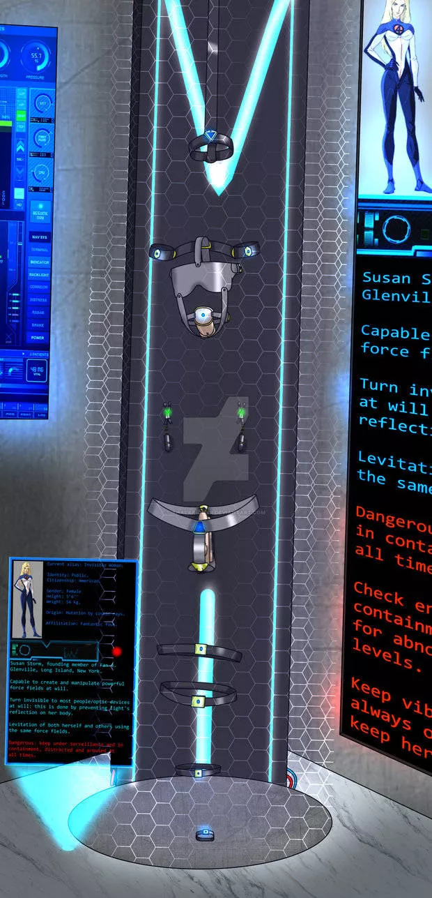 Sue Storm: invisible yet helpless