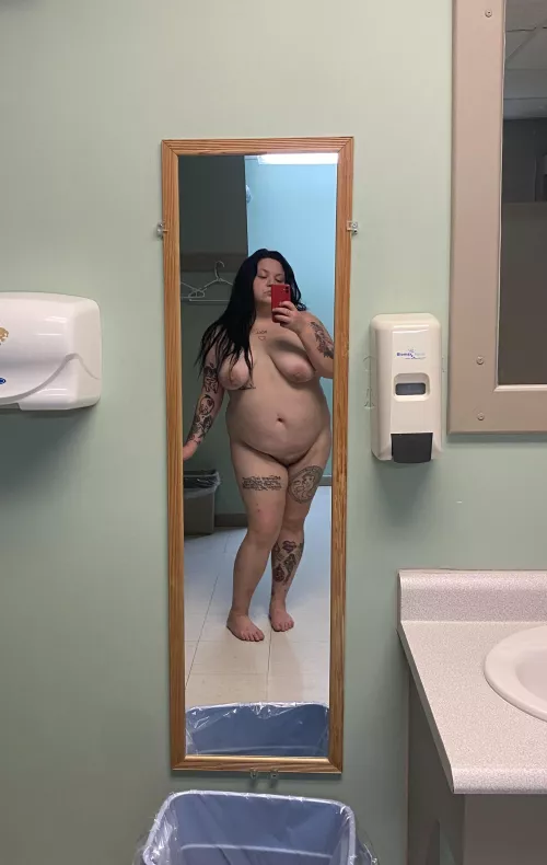 Super sweaty after my workout..