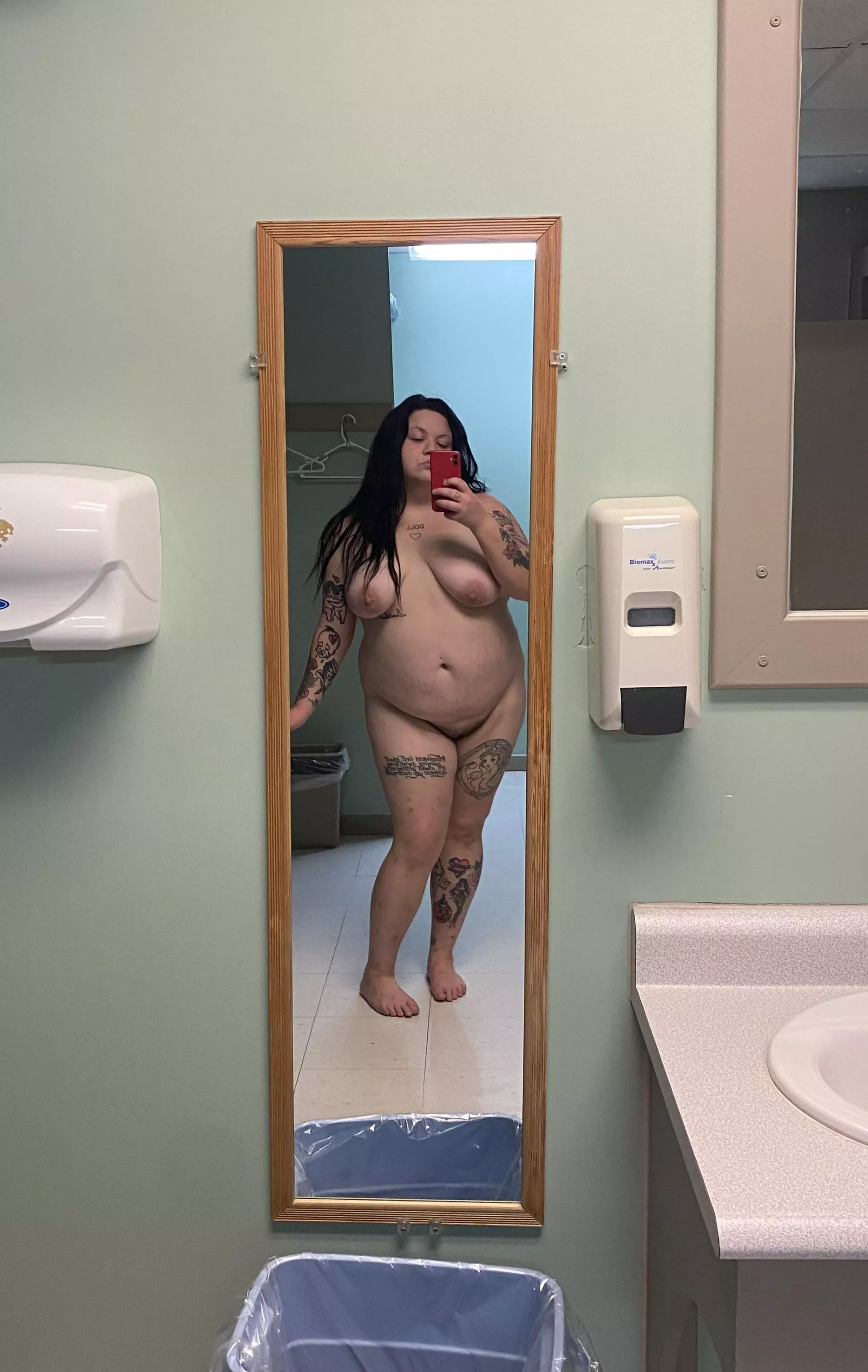 Super sweaty after my workout..