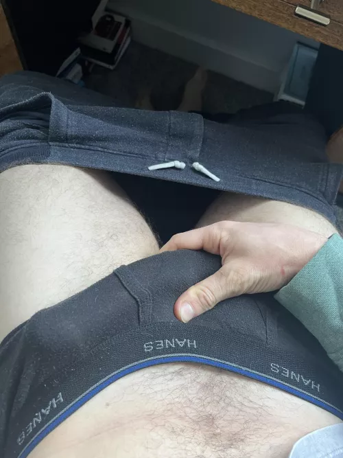 The reason I can’t wear briefs every day: my bulge can barely fit.