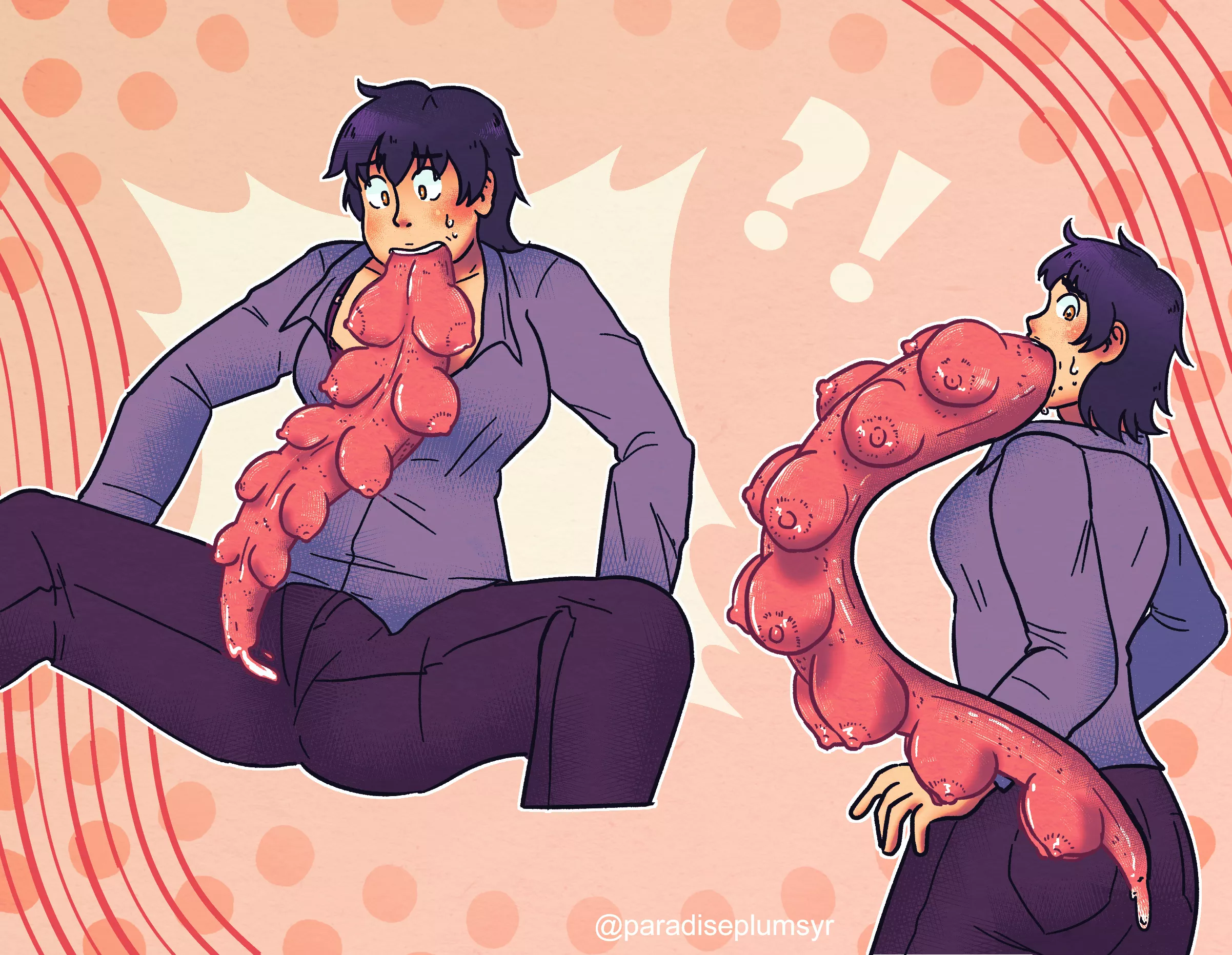 tongueboobs (tongue expansion, multiboobs)