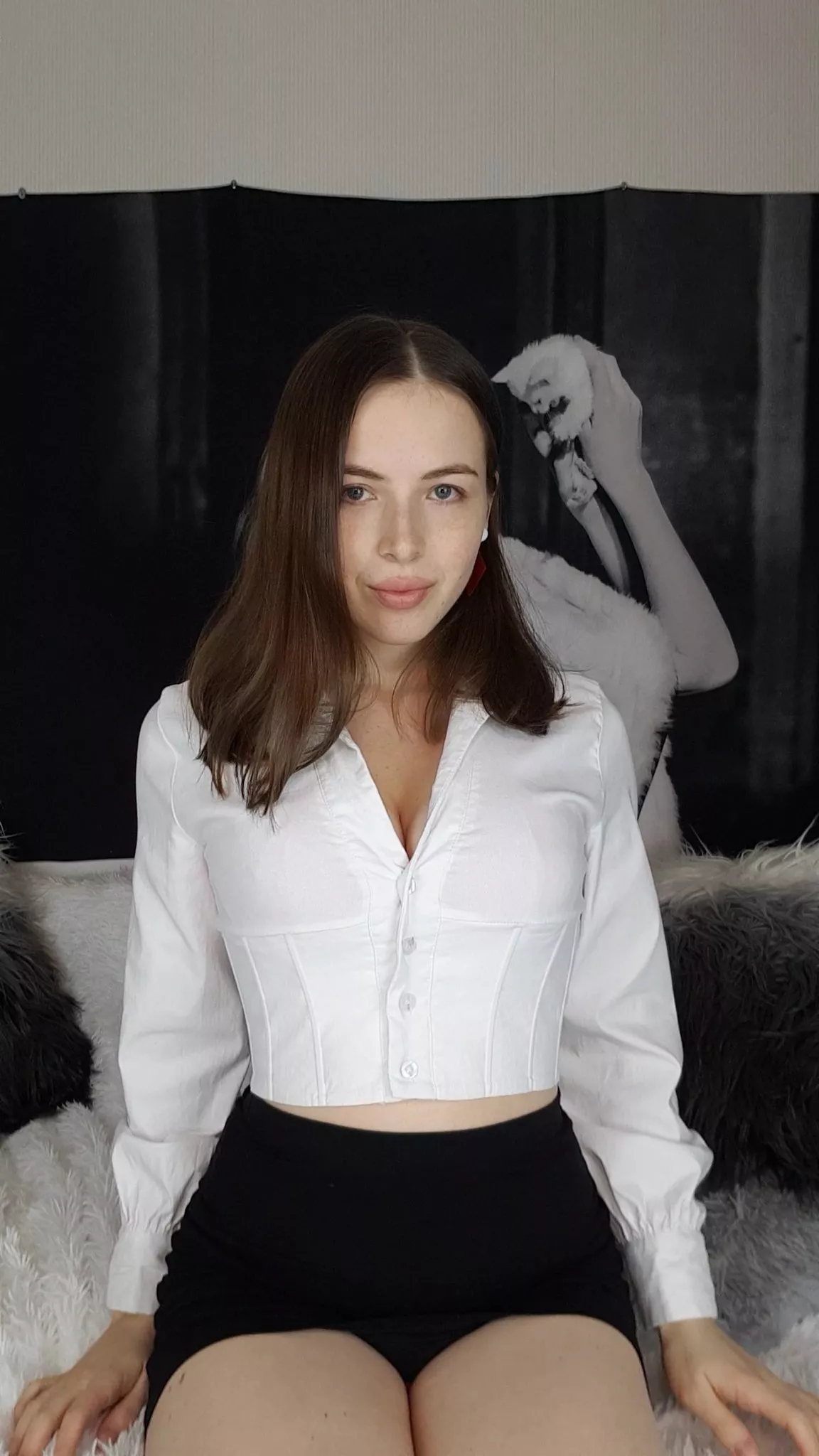 Your slutty secretary is here