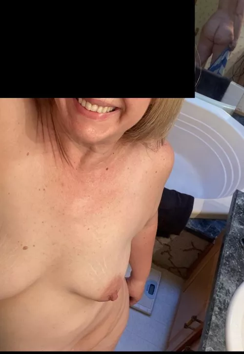 45F 185lbs 5’6” I think I captured a view even I can smile about